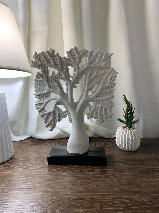 Albero piccolo della fortuna bianco