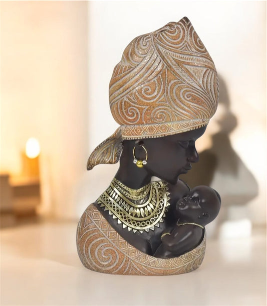 Busto in resina Mamma africana